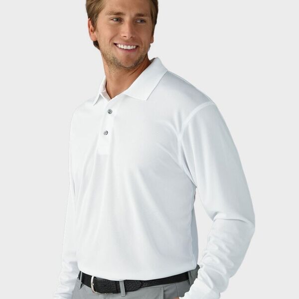 Men's Prescott Long Sleeve Polo Thumbnail